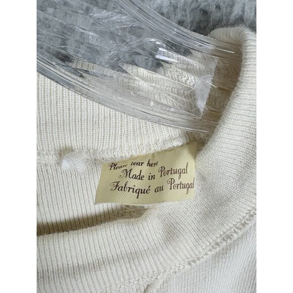 Levis Vintage LVC Bay Meadows Sweatshirt Men’s Medium Ivory Double V Heart Patch - Picture 5 of 10